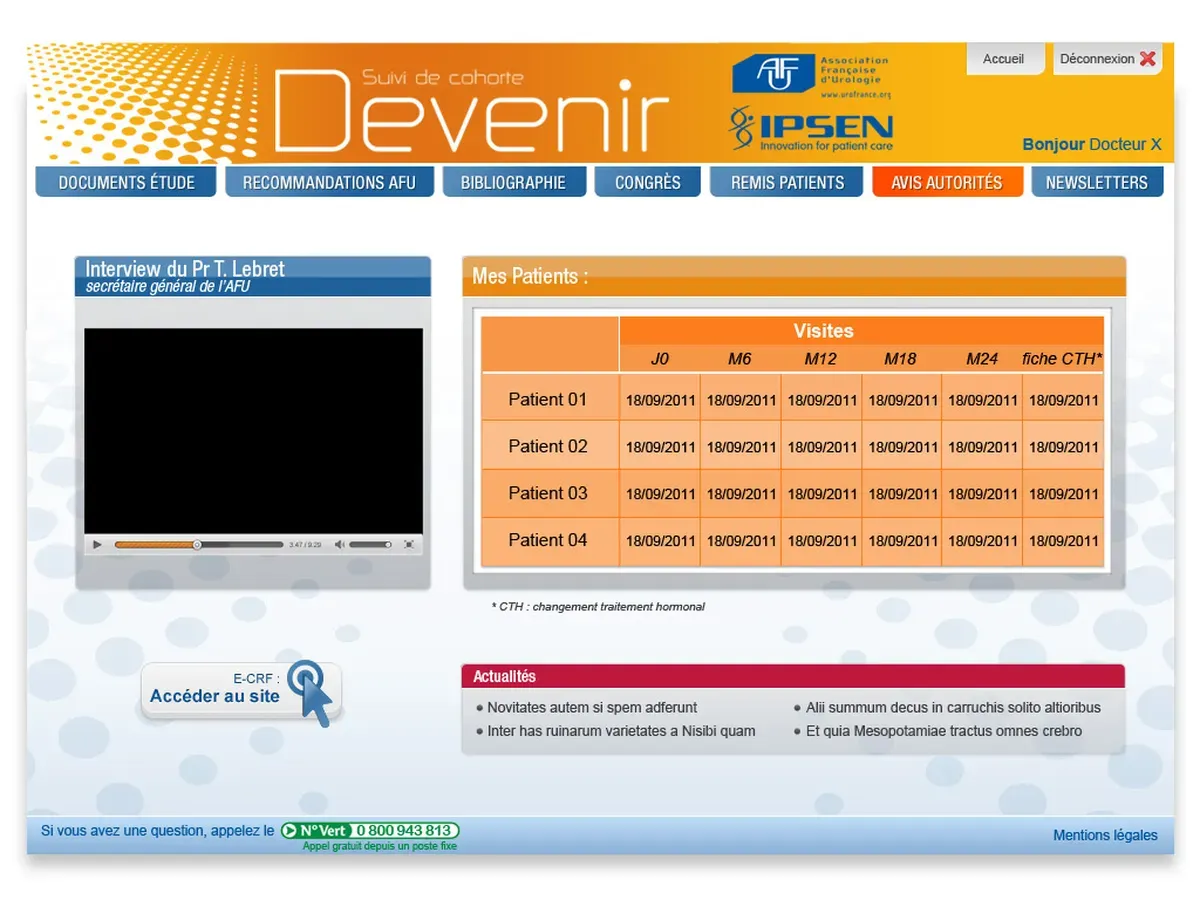 Etude Devenir IPSEN