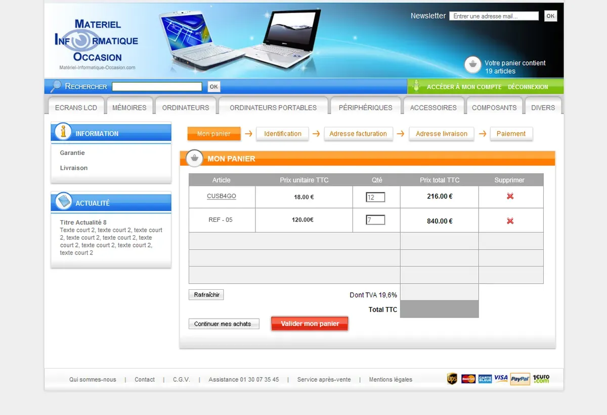Matériel Informatique Occasion